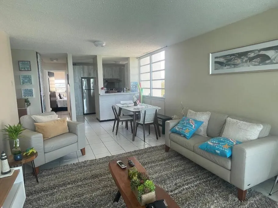 Ocean View 2 Bed 1 Bath 2 Parkings & Pool @ Dos Marinas Fajardo Apartment